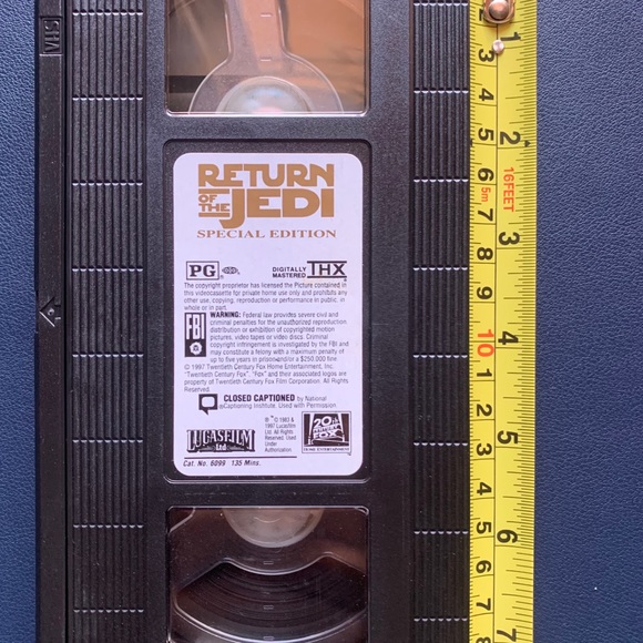 VHS special edition return of the Jedi digitally m - Picture 3 of 6